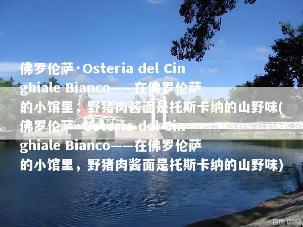 佛罗伦萨·Osteria del Cinghiale Bianco——在佛罗伦萨的小馆里，野猪肉酱面是托斯卡纳的山野味(佛罗伦萨·Osteria del Cinghiale Bianco——在佛罗伦萨的小馆里，野猪肉酱面是托斯卡纳的山野味)